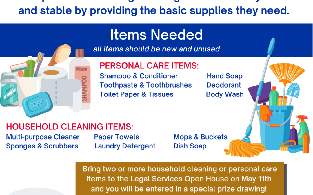 Young Friends of Legal Services – Annual Supplies Drive
