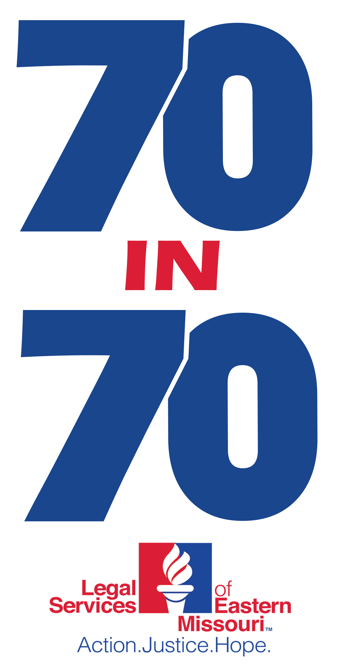 70 in 70 logo